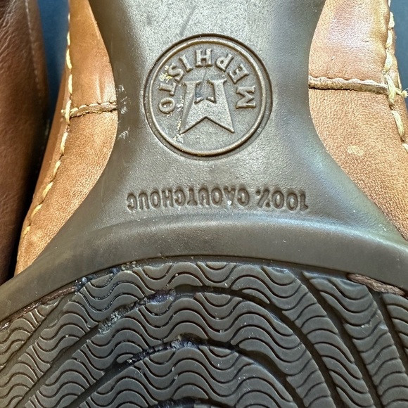 Mephisto Brown Leather Slip-On Loafers Size 10 Cool Air - Picture 5 of 9